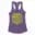 Enga Area La Pei Kelu Ennapathi Women's Racerback Tank in Solid Purple Rush Color